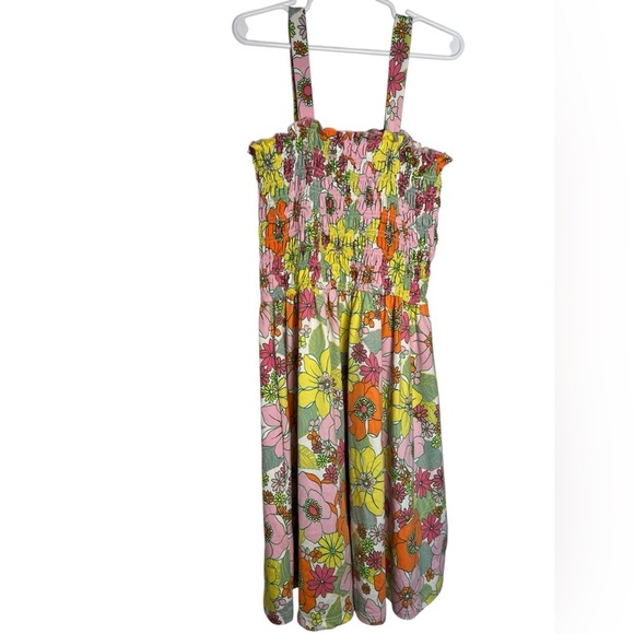 Zunie girl set of 2 sleeveless dresses size large 10/12 colorful spring summer - Picture 4 of 7